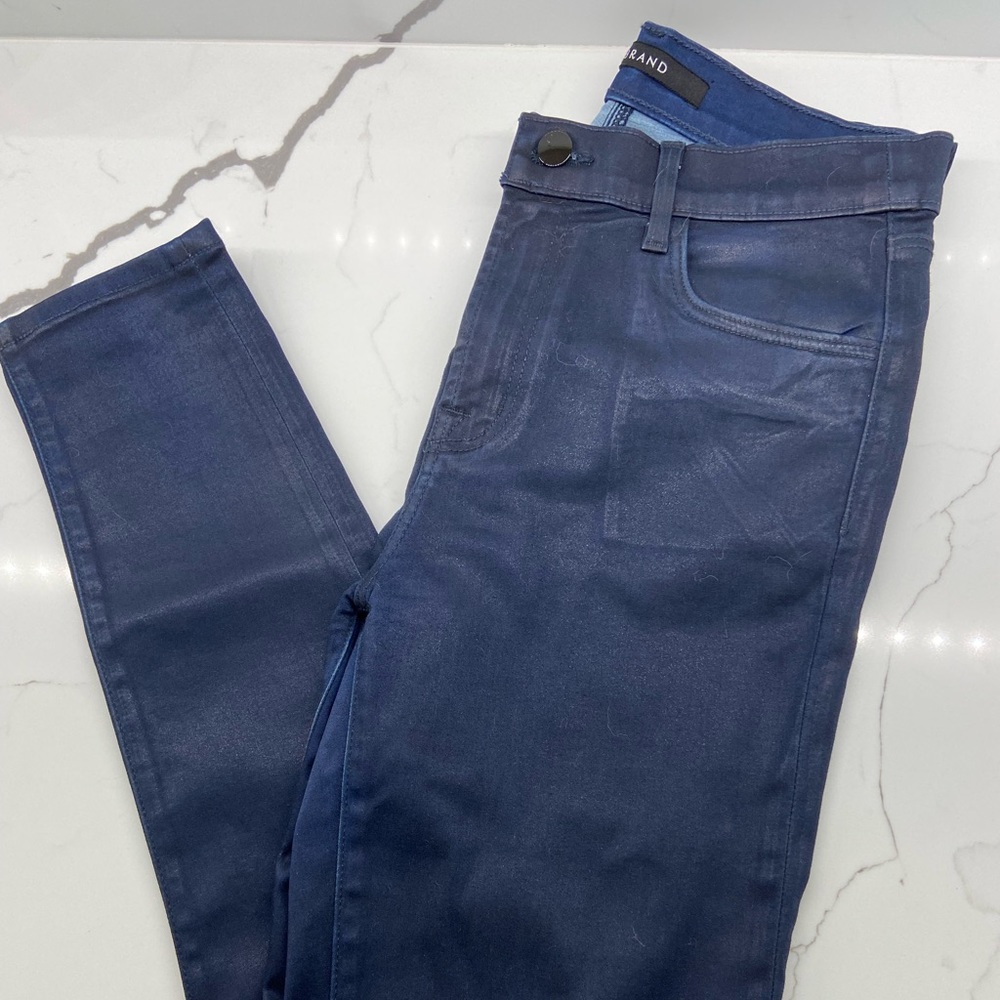 J brand Leathered jeans sz 28